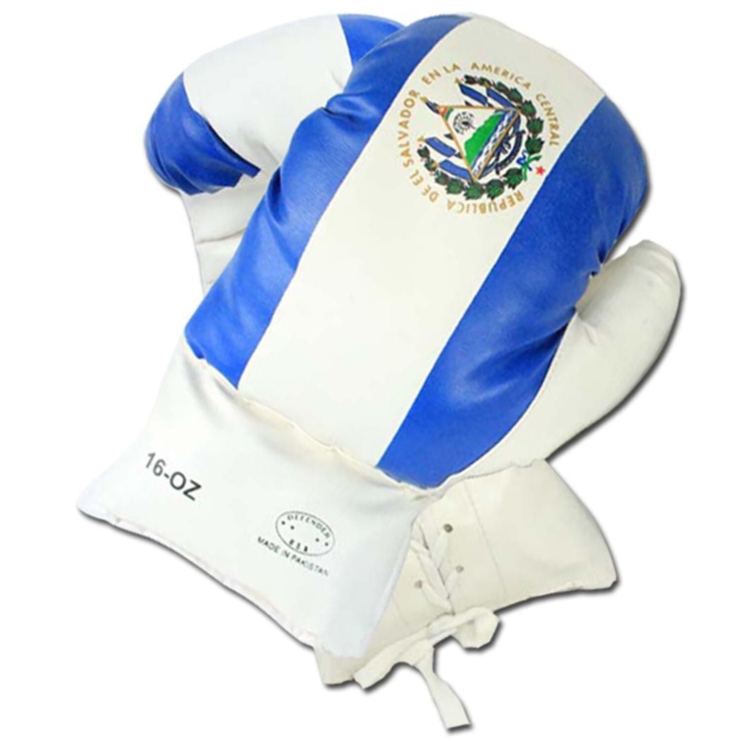 16oz ElSalvador Flag Boxing Gloves 17216