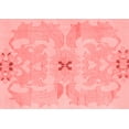 thumbnail image 1 of Ahgly Company Indoor Rectangle Abstract Red Modern Area Rugs, 2' x 4', 1 of 4