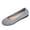 Gray, variant on Women's Wide Width Flats Ballet Flats Round Toe Knit Flat Shoes with Arch Support Wide Toe Box Navy 43