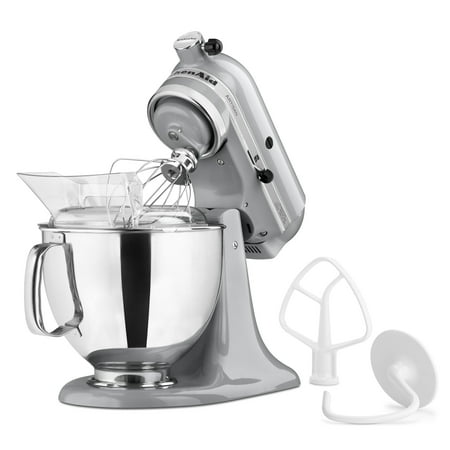 KitchenAid - Artisan Series 5 Quart Tilt-Head Stand Mixer - KSM150PSMC - Metallic Chrome