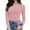 Pink, variant on My Items Shirts for Women Women's Long Sleeve Shirts Womens Long Sleeve Basic Tshirt Casual Crew Neck Slim Rib Solid Tshirt Top Xl