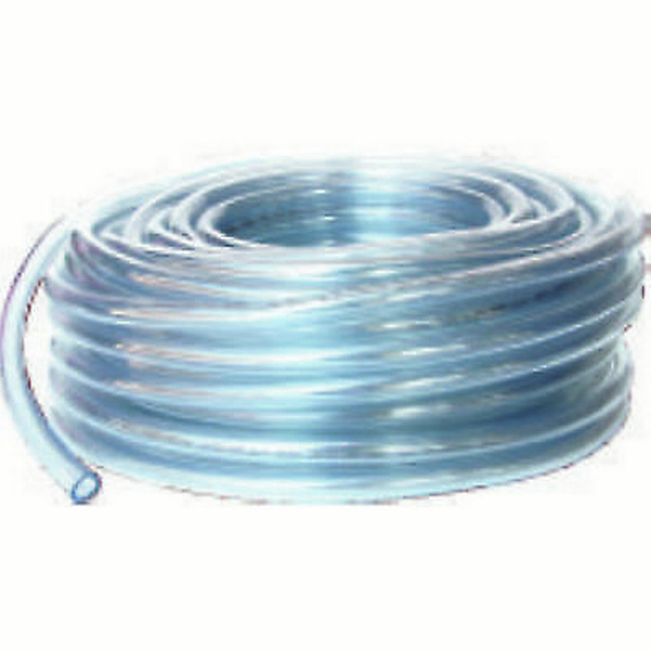 VINYL TUBING, 5/8IN ID X 3/4IN OD X 100FT, CLEAR, BULK