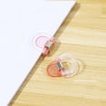 thumbnail image 1 of Clear Magnetic Clips Transparent Acrylic, U Shaped Small Strong Grip Clips for Photos Papers Crafts, Multi-Purpose Home Office Classroom Organization Clips, Pink, 1 of 6