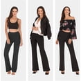thumbnail image 4 of Pantalones de yoga para mujer con bolsillos Pantalones de chándal de cintura alta para mujer Pantalones de trabajo de contrabando Pantalones de vestir Zhivalor CZMR-HY201-10, 4 of 5
