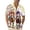 Brown, variant on Kentucky Derby Shirts for Men Short Sleeve Button Down Lapel Collar Horserace Graphic Shirt