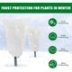 thumbnail image 1 of Juego De 2 Cubiertas De Invernada De Plantas, Cubiertas De Protección De Plantas De 80 X 120 Cm Contra El Frío Y Las Heladas, Lona De Protección De Arbustos De 60 G/m Pla, 1 of 2
