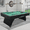 Green, variant on Billiards Table，7 FT Pool Table with Premium Accessories, Durable Matte-Black Finish, and Heavy Duty Legs for Modern Adult Rrec Room Family Game Room