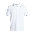 thumbnail image 5 of George Men's and Men's Big & Tall Tipped Pique Polo Shirt with Short Sleeves, Sizes XS-5XL, LT-3XLT, 5 of 5