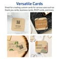thumbnail image 4 of Avery 2-1/2" x 2-1/2" Rounded Corner Cards, Kraft Brown, 225ct, 4 of 11