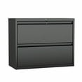 thumbnail image 2 of SUNCROWN 2 Drawer Lateral Metal File Cabinet with Lock for Legal/Letter A4 Size, White, 2 of 11