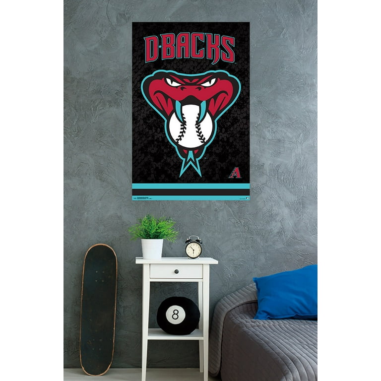 Arizona Diamondbacks Snake Head Official MLB Baseball Team Logo Poster -  Trends International