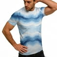 thumbnail image 6 of Mifsaly Womens Casual Tie-Dye T Shirt Crew Neck Short Sleeve Summer Tops Lightweight Breathable Cotton Top Relaxed Fit Fashionable Vacation Shirts M, 6 of 9