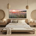 thumbnail image 3 of Oversized Field Flower Paintings, Large Canvas Wall Art for Living Room Bedroom Decor, Abstract Landscape Artwork Nature Floral Farmhouse Pictures Prints for Office Home 60x30", 3 of 4