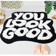 thumbnail image 1 of Alfombra de baño antideslizante «You Look Good» de Bath Mat PASUXI, 21 x 29 cm, 1 of 6
