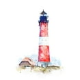 thumbnail image 5 of Lighthouse, Watercolor, Lantern Press, Premium Playing Cards, 52 Card Deck with Jokers, USA Made, 5 of 5