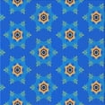 thumbnail image 1 of Ahgly Company Indoor Square Patterned Blue Orchid Blue Novelty Area Rugs, 8' Square, 1 of 6