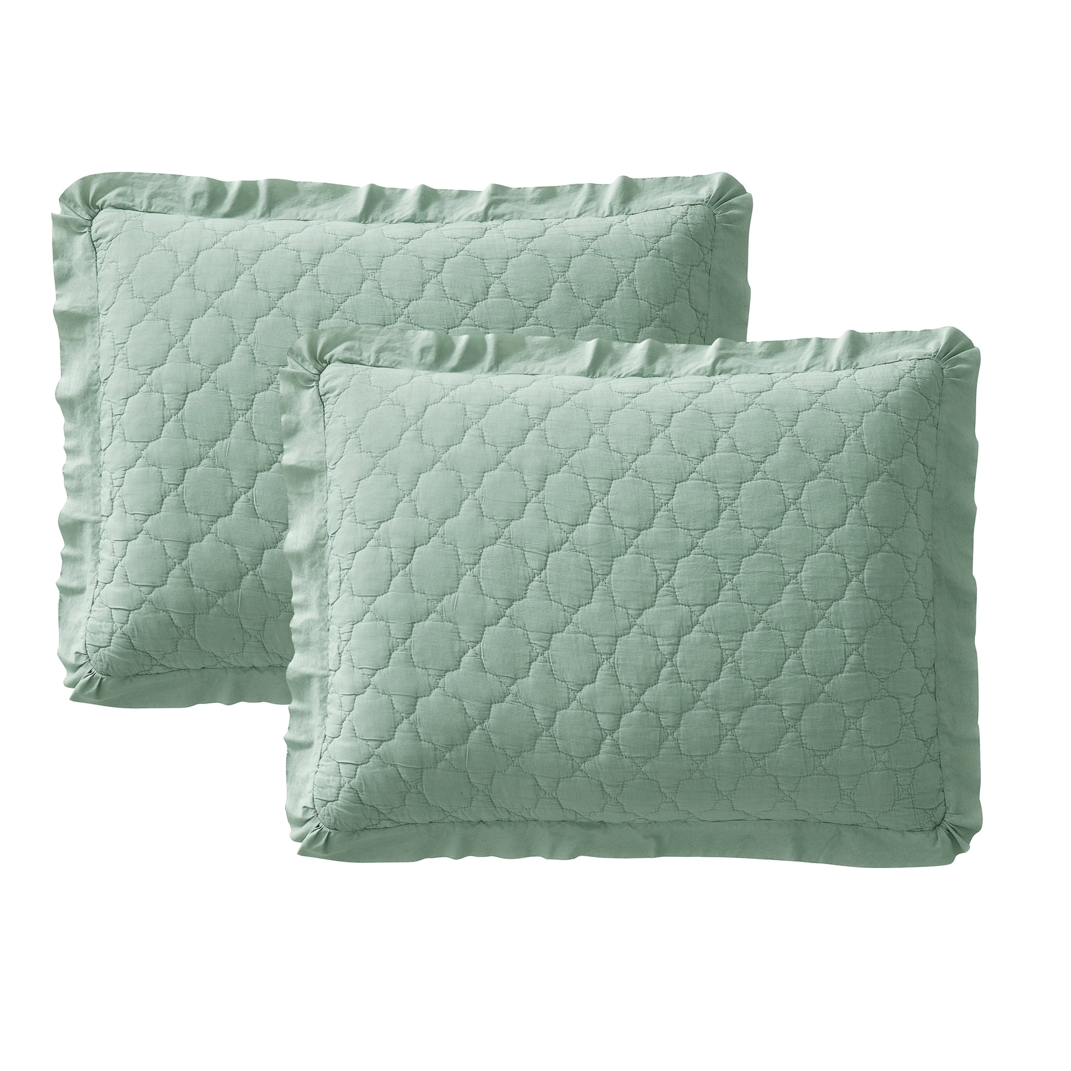 My Texas House Penelope Iceberg Green Adult 3-Piece Quilt Set, King