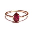 thumbnail image 1 of Certified 2Ct Handmade 14K Gold Solitaire Handmade Ruby Wedding Ring US12, 1 of 3