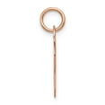 thumbnail image 2 of Auriga Fine Jewelry 14K Rose Gold Plain .027 Gauge Heart Disc Charm (L- 21mm, W-19mm) for Women, 2 of 5