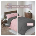 thumbnail image 7 of Reversible Down Comforter, Medium Warmth (44-Ounces of Fill) King-California King Size Blanket, Charcoal-, 7 of 7