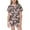 Khaki, variant on HNMKIU Girls Leopard Print Flannel Pajama Set Cozy Two Piece Loungewear Soft V-Neck Sleepwear Outfit With Bow Detail For Toddlers And Kids Khaki,12-13 Years