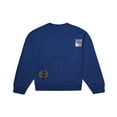 thumbnail image 5 of Women's Mitchell & Ness Blue New York Rangers Vintage Crewneck Sweatshirt, 5 of 7