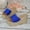Blue, variant on Women's Glitter Platform Wedge Sandals, Open-Toe Espadrille Slide Mules, High Heel Summer Slides White 5.5(36)