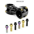 thumbnail image 4 of M5x18/20mm bicycle titanium alloy stem screw with spacer front fork, 4 of 8