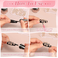 thumbnail image 4 of Nail Charms，Snake Nail Art Charms 3D Nail Rhinestones，for Nail Art Accessories, 4 of 5