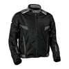 Castle Pulse 2 Mens Textile Motorcycle Jacket Black/Charcoal 4XL