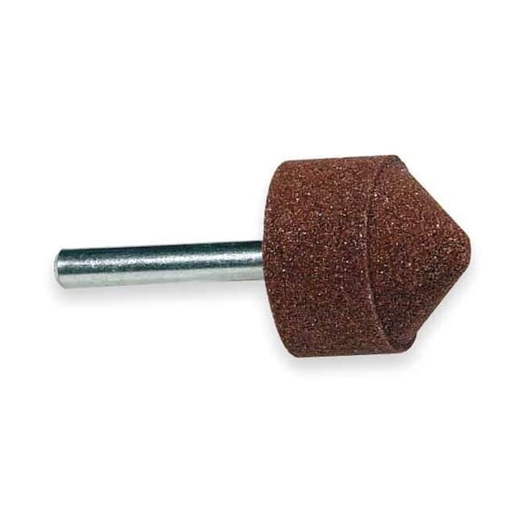 Norton Abrasives Gemini Vitrified Mounted Point,1-1/4 x1-1/4in,60G 61463624389