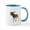 White/Blue Inside, variant on CafePress - NEW SPECTRUM Mugs - 11 oz Ceramic Mug - Novelty Coffee Tea Cup