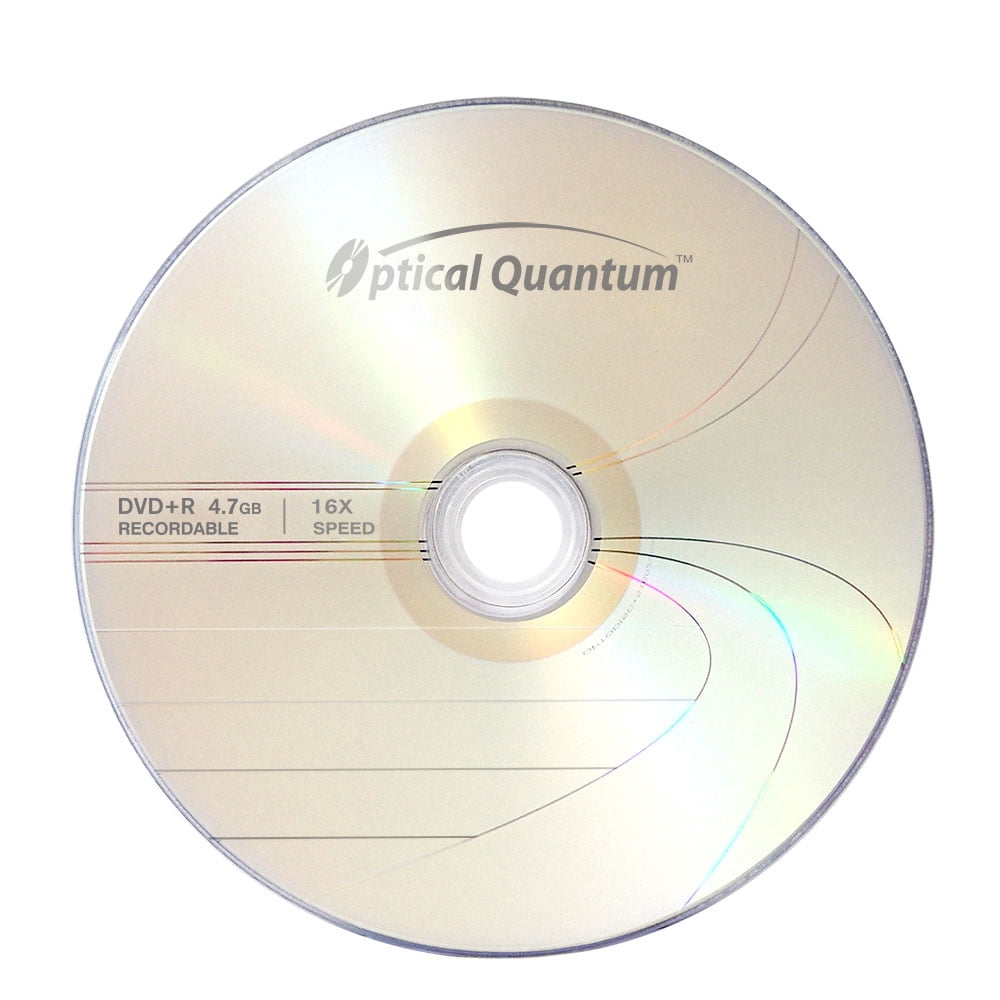 Optical Quantum CD-R 700MB 52X Branded Logo top Recordable Media - 100pk Disc Spindle OQCD52BLT-BX