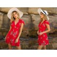 thumbnail image 1 of Robe Imprimée Vêtements pour Femmes Jupe Courte Imprimée Rouge s, 1 of 6