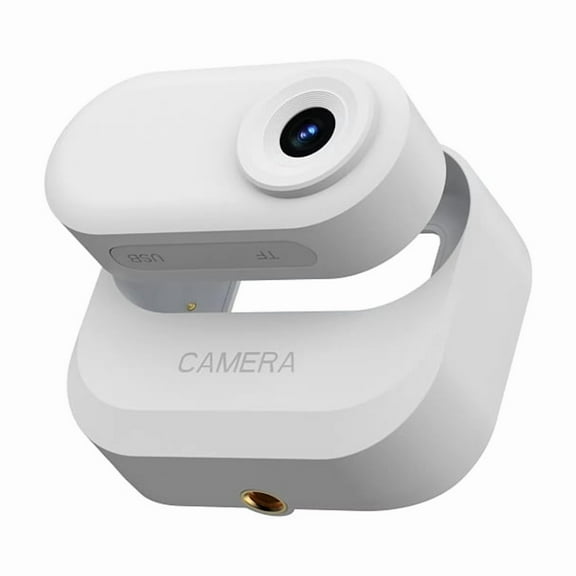 Mini Action Camera 1.47inch Display 1080P Small Stabilization Sport Cam for Vlog Mini Pet Anywhere NO TF Card White