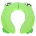 thumbnail image 2 of Orinal plegable portátil para bebé, asiento de entrenamiento para inodoro, almohadilla antideslizante para viajes (verde), 2 of 14