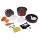 thumbnail image 1 of 15 Unids Camping Cookware pot pan Bowl Mosquetón Plegable Spork Set Outdoor Camping Senderismo Mochilero Antiadherente Picnic De Cocina Cola Juego de utensilios de cocina para acampar, 1 of 8