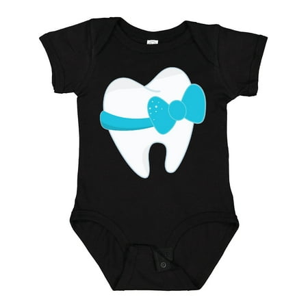 

Inktastic Tooth with a Bow Gift Baby Boy or Baby Girl Bodysuit