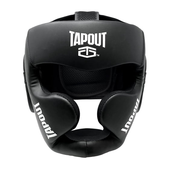 Tapout Adjustable Velcro Protective Headgear for Boxing and MMA, Size: S/M