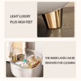 thumbnail image 4 of Lipstick Storage Box Awwp Deep Discounts Lipstick Storage Box Tabletop Cosmetic Lipstick Box with Lid Premium Wind Lip Gloss Lipstick Storage Rack， Makeup Lipstick Silver Lipstick, 4 of 5