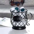 thumbnail image 4 of Espresso Cups Holder, Stainless Coffee Pod Holder, K Cup Holder for Holding Espresso/Capsule Coffee, Coffee Bar Decor, Thick Bottom, Black,7" × 7", 4 of 7