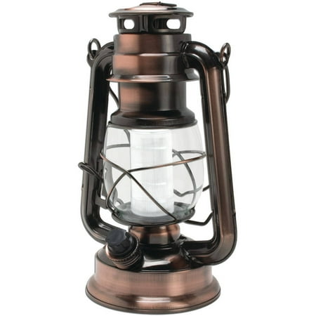 northpoint vintage style copper hurricane lantern with 12 lantern lights walmart