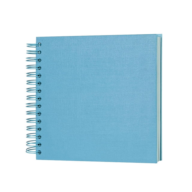 CSChome Photo Album Scrapbook Photo Album Scrapbook Kraft Flexible Coil Design DIY Memory Book for Family Wedding