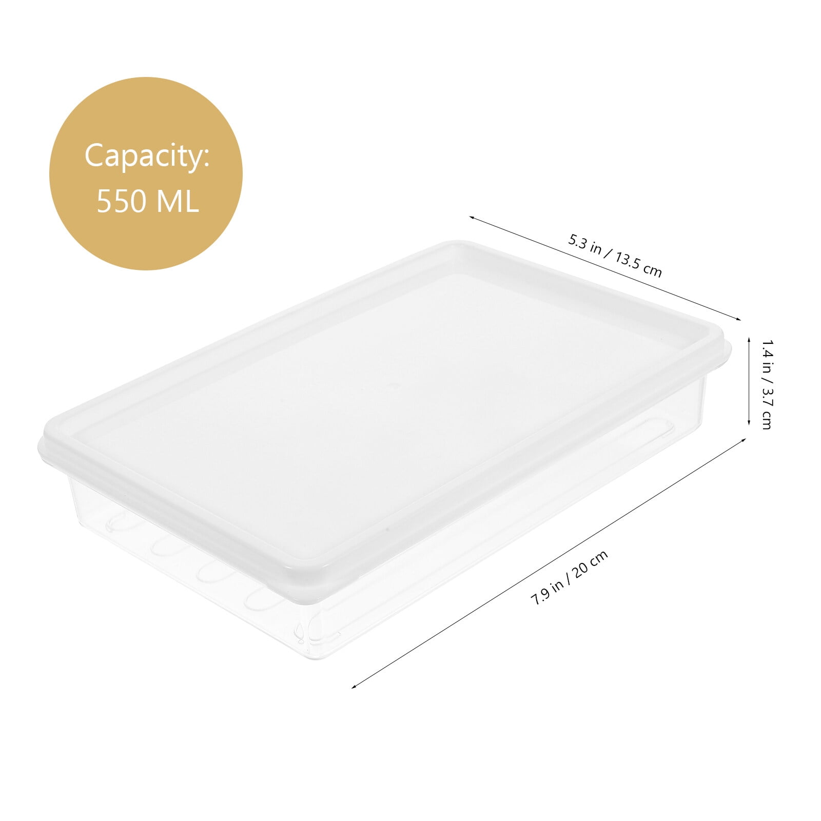 Clear Meat Storage Container Bacon Saver Bacon Container Food Storage Container for Refrigerator