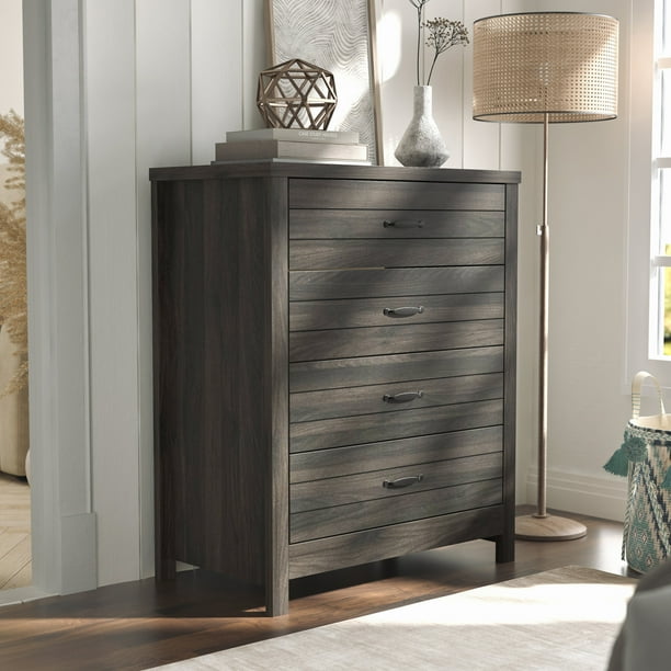 Lancaster Farmhouse 4Drawer Dresser, Espresso, by Hillsdale Living