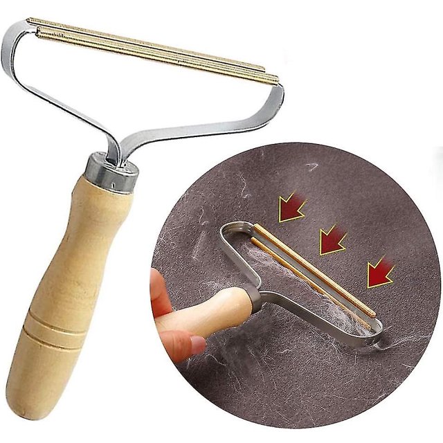 Portable Lint Remover, Double Sided Lint Rollers Reusable Clothes Fuzz Shaver, Pet Hair Hairball Qui Epilator, Woollen Sweater Clean Tool, For Remov