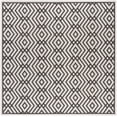 thumbnail image 2 of Safavieh Linden Hallam Geometric Indoor/Outdoor Area Rug, Light Gray/Charcoal, 6'7" x 6'7" Square, 2 of 9