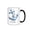 Black, variant on Personalized Anchor Mug Nautical Coffee Cup Sailor Gift