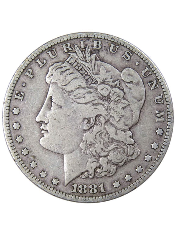 1881 O Morgan Dollar F Fine 90% Silver $1 US Coin Collectible