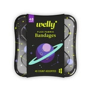 Welly Planet Pals Flex Fabric Bandages, Assorted Space Patterns, 48 Count ITEM